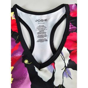 NEW Josie Notori sports racerback top in a floral print. Size S